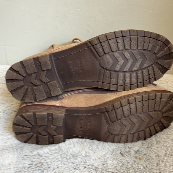 Rock Candy lace up boots, size 10 light brown - Picture 6 of 9